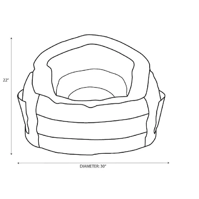 Settle In Kids’ Bean Bag Chair - Pillowfort™ 5 Settle In Kids’ Bean Bag Chair - Pillowfort™ - Image 5