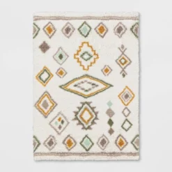 Yuma Area Kids' Rug Gold/Mint - Pillowfort™ -Pillowfort GUEST 0662dae5 196e 4ba2 b079 21793a3d4598