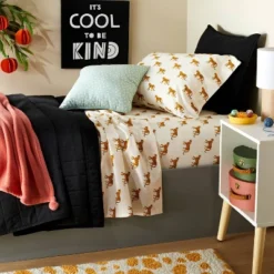 Pillowfort 11 Cheetah Microfiber Kids' Sheet Set - Pillowfortâ˘