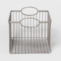 Wire Stackable Kids' Storage Basket Gray - Pillowfort™ -Pillowfort GUEST 31e4c075 94a5 4911 9f31 bffc15647574