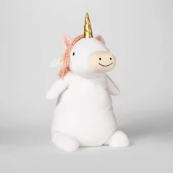 Unicorn Weighted Plush Kids' Throw Pillow White/Blush - Pillowfort™ -Pillowfort GUEST 3dd547d8 4878 4691 ac22 a59e059bd141
