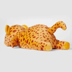 Pillowfort 34 Cheetah Weighted Plush Kids' Throw Pillow Yellow - Pillowfort™