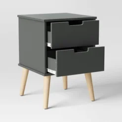 Modern Kids' Nightstand Dark Gray - Pillowfort™ -Pillowfort GUEST 459cdb43 3af5 4fcf 9b5f 80d9f464a95c