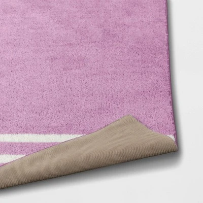 Border Striped Kids' Rug - Pillowfort™ 3 Border Striped Kids' Rug - Pillowfort™ - Image 3