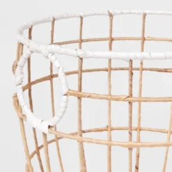 Kids' Woven Basket Natural With White Rim - Pillowfort™ -Pillowfort GUEST 4a8b5af5 1149 4489 bfc7 6250e6292f95