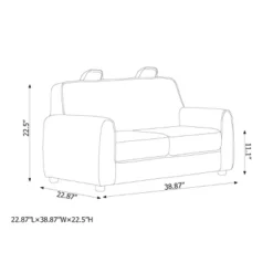 Upholstered Kids' Sofa Gray - Pillowfort™ 9 Upholstered Kids' Sofa Gray - Pillowfort™ -Pillowfort GUEST 8bd0e36e 147c 4c1d bcfb 73703a97ebdd