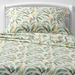 Botanical Cotton Kids' Sheet Set - Pillowfort™ -Pillowfort GUEST 9945b814 12f1 40af 920f 0335928c40a9
