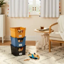 Pillowfort 5 Metal Stackable Kids' Storage - Pillowfort™