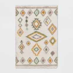 Yuma Area Kids' Rug Gold/Mint - Pillowfort™ -Pillowfort GUEST a6f3ffb4 cb02 4ee5 a7ea d6d6b75f91ab