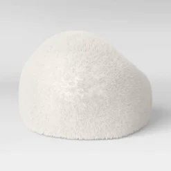Long Fur Kids' Bean Bag Cream - Pillowfort™ -Pillowfort GUEST b3272a7d 00c1 4f6a aeac 00c60339218b