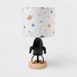 Spaceship Figural Kids' Table Lamp Black - Pillowfort™ 8 Spaceship Figural Kids' Table Lamp Black - Pillowfort™ -Pillowfort GUEST c37d4d3d 655c 4fe9 b3e8 5cfa6e05c0ef