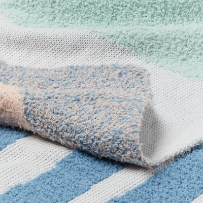 48"x58" Knit Kids' Throw Shapes Cream - Pillowfort™ 3 48"x58" Knit Kids' Throw Shapes Cream - Pillowfort™ - Image 3