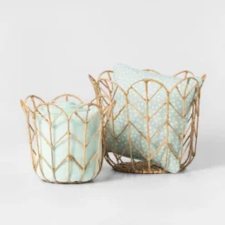 Tulip Shaped Kids' Woven Basket - Pillowfort™ -Pillowfort GUEST cedca66d 4ca2 4f0a 8899 299e8b0165b9