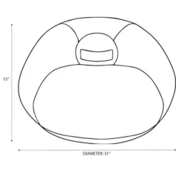 Canvas Kids' Bean Bag Green - Pillowfort™ -Pillowfort GUEST d6c9190f e60e 4413 9358 af1a54732d28