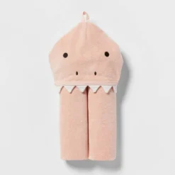 25"x50" Pink Dinosaur Kids' Hooded Towel - Pillowfort™ -Pillowfort GUEST d70adad8 d1e0 4846 8609 572fb4c40806