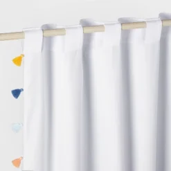 Blackout Tassel Kids' Curtain Panel - Pillowfort™ -Pillowfort GUEST df42770e 3e85 4ead ba17 c3399576a7df