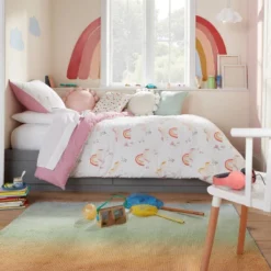 5'x7' Ombre Neon Rainbow Tufted Kids' Rug - Pillowfort™ -Pillowfort GUEST e89a3c7b 93e5 4668 a657 44c8522a489e 1