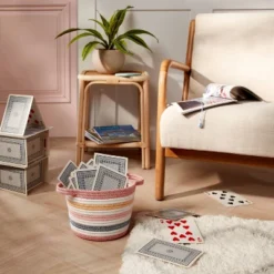 Striped Coiled Rope Kids' Storage Bin - Pillowfort™ 12 Striped Coiled Rope Kids' Storage Bin - Pillowfort™ -Pillowfort GUEST f34aa5dc 5c04 4334 a97a 7f1abceb89ea